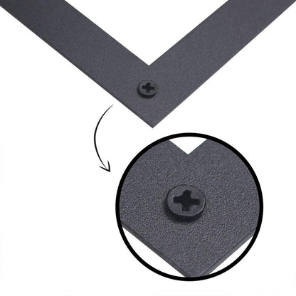 Metal Geometric Heart Wall Art