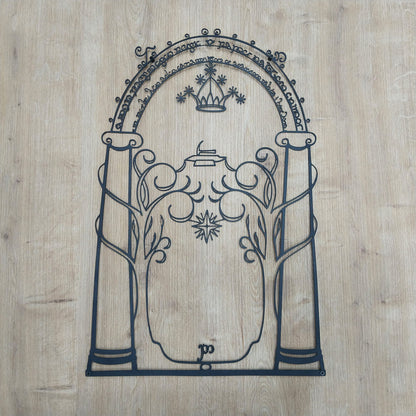 Moria Door Durin’s Gate Lord of the Rings Decor